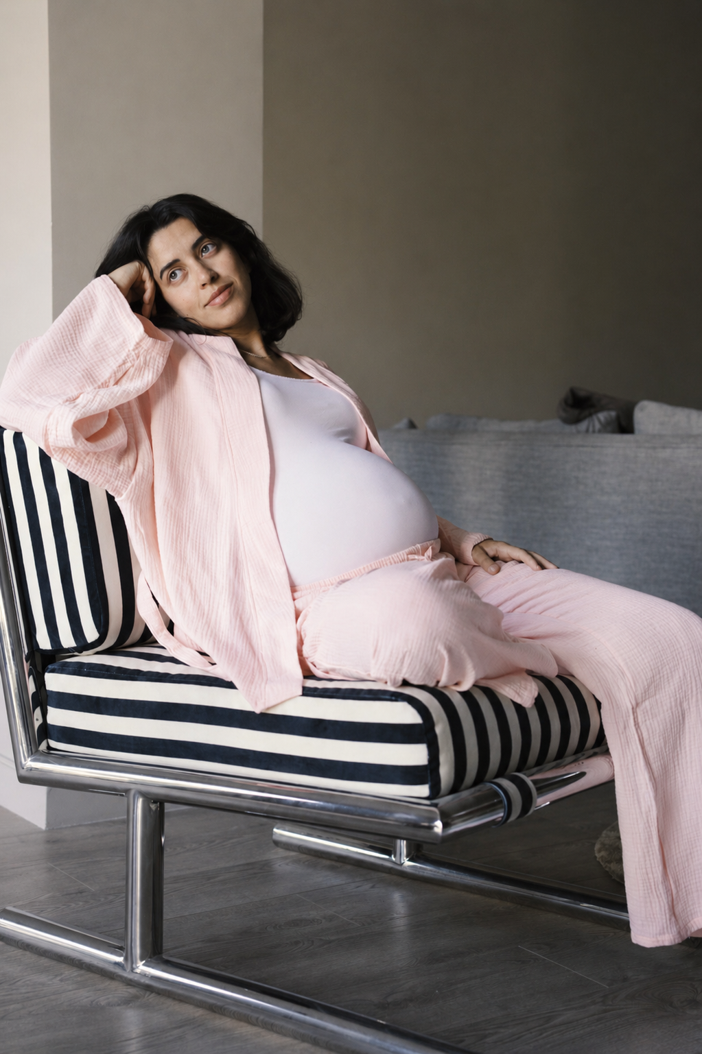 The Cocoon Set - Powder Pink Bump // Maternity Edition