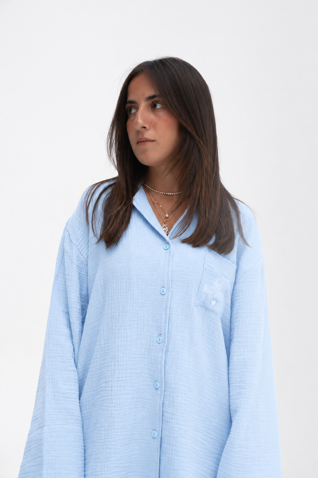 The Slumber Shirt In Sleepy Blue