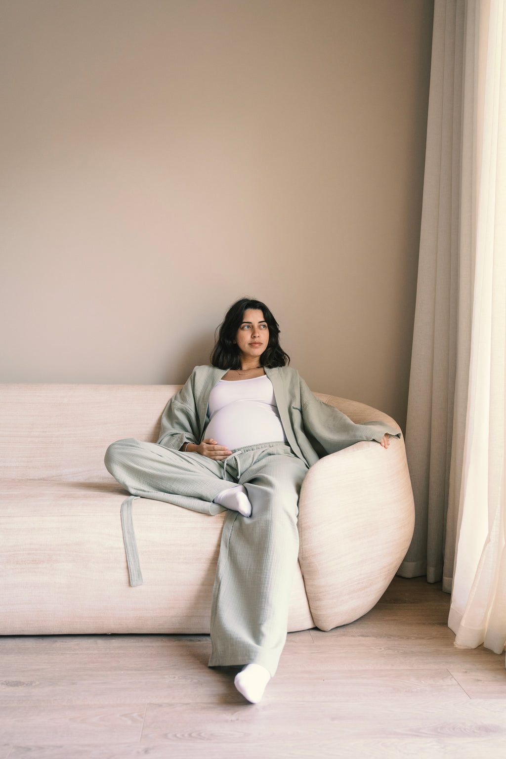 The Cocoon Set - Leafy Green// Maternity Edition