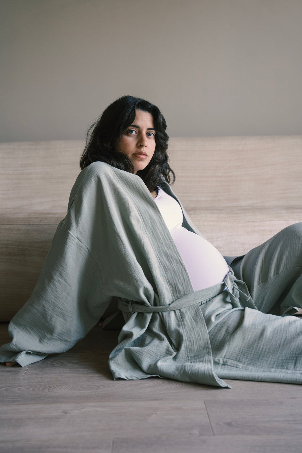 The Cocoon Set - Leafy Green// Maternity Edition