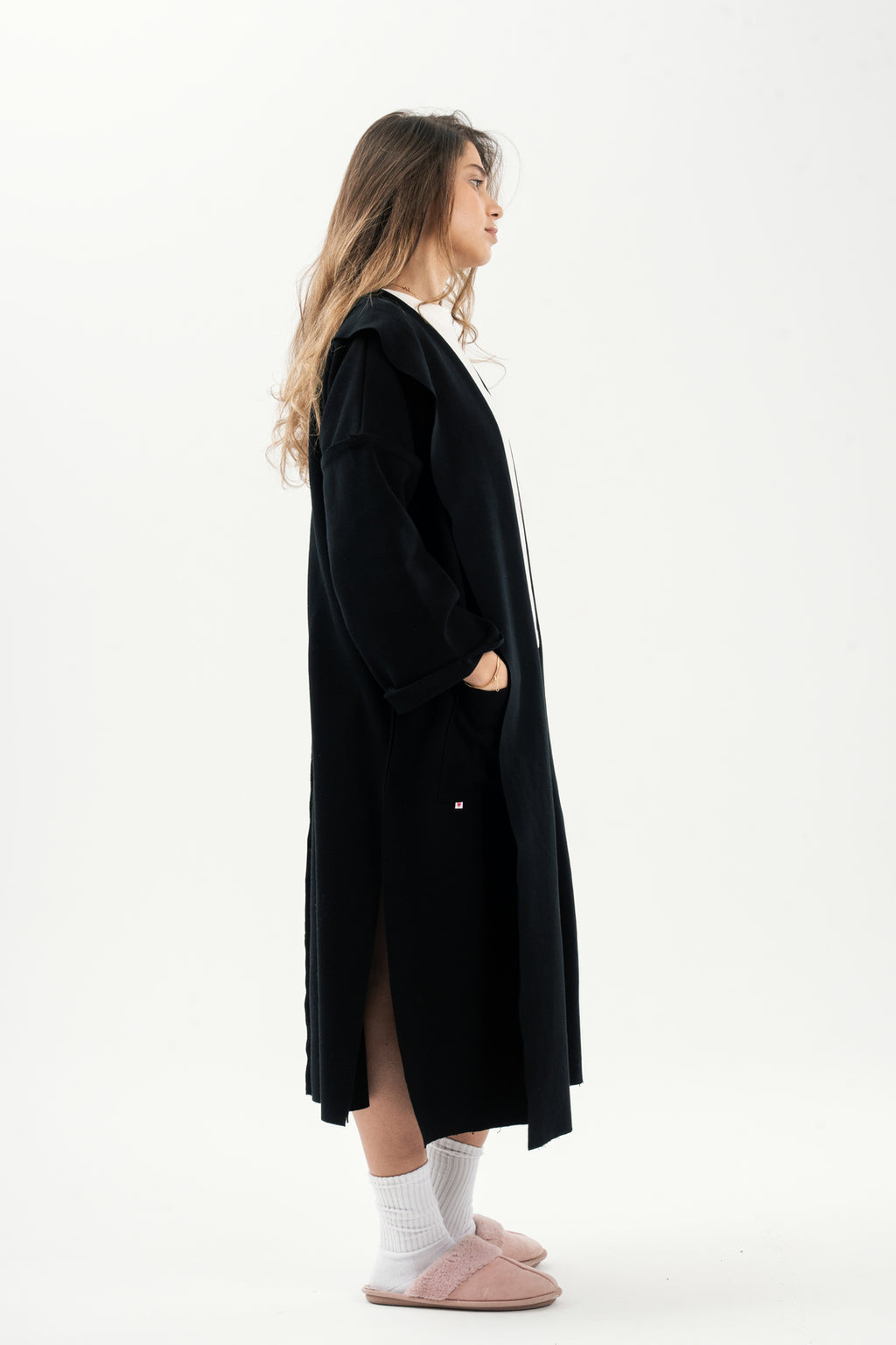 The Sleeplover Robe in Soft Charcoal