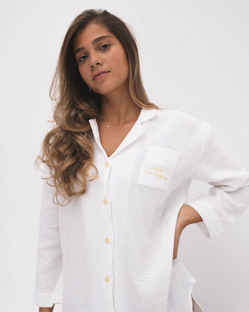 The Slumber Shirt in Coconut Milk