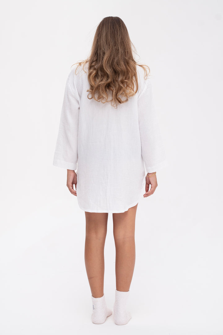 The Slumber Shirt in Coconut Milk