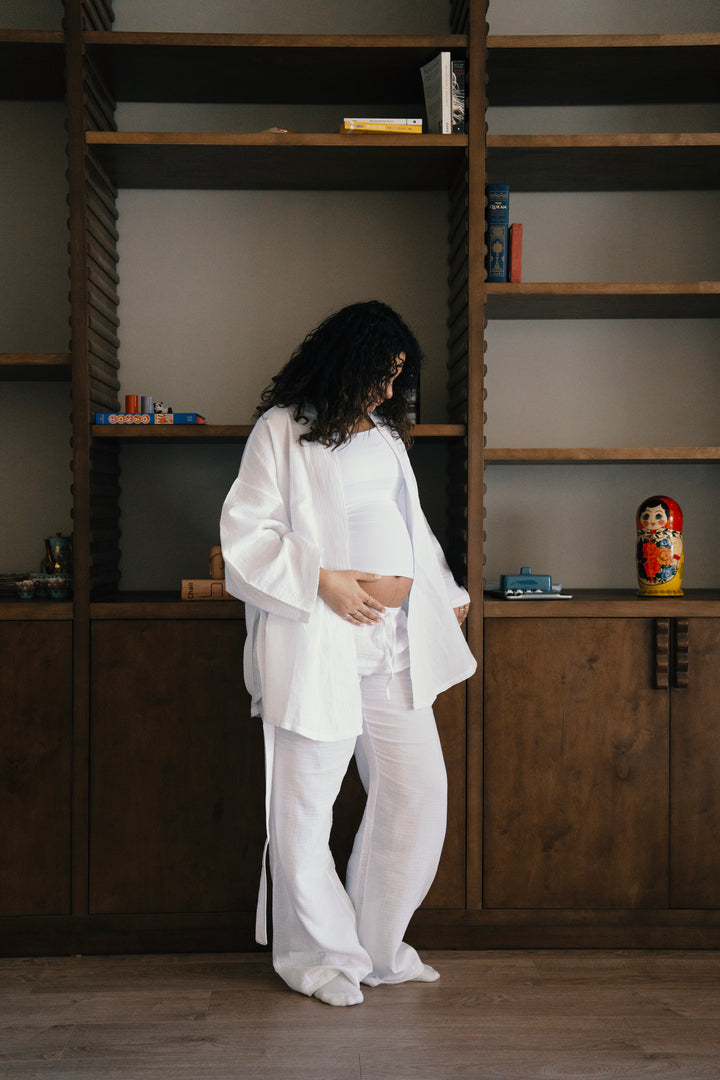 The Cocoon Set - Milk White // Maternity Edition