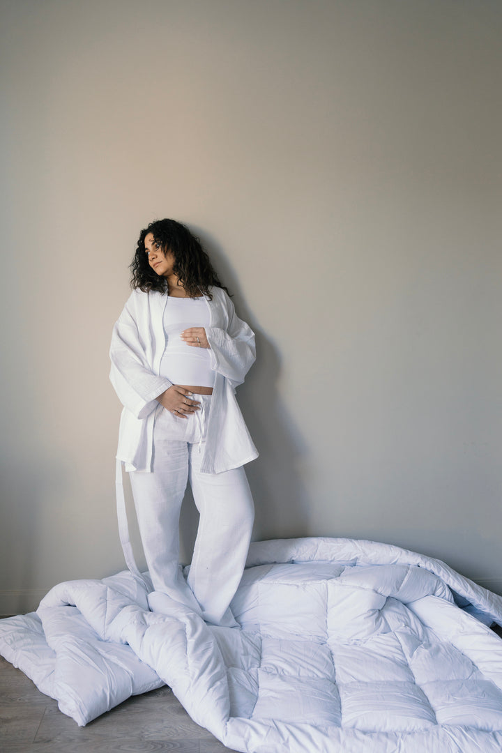 The Cocoon Set - Milk White // Maternity Edition