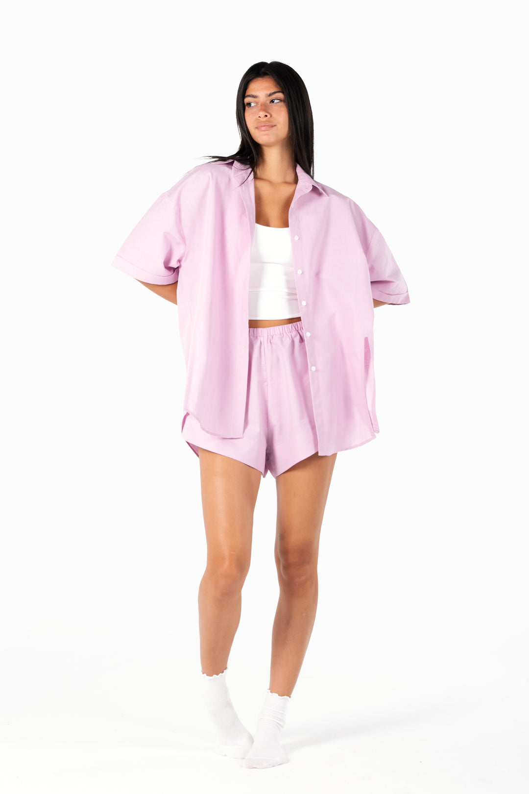 The Slow Errands Linen set in Plush