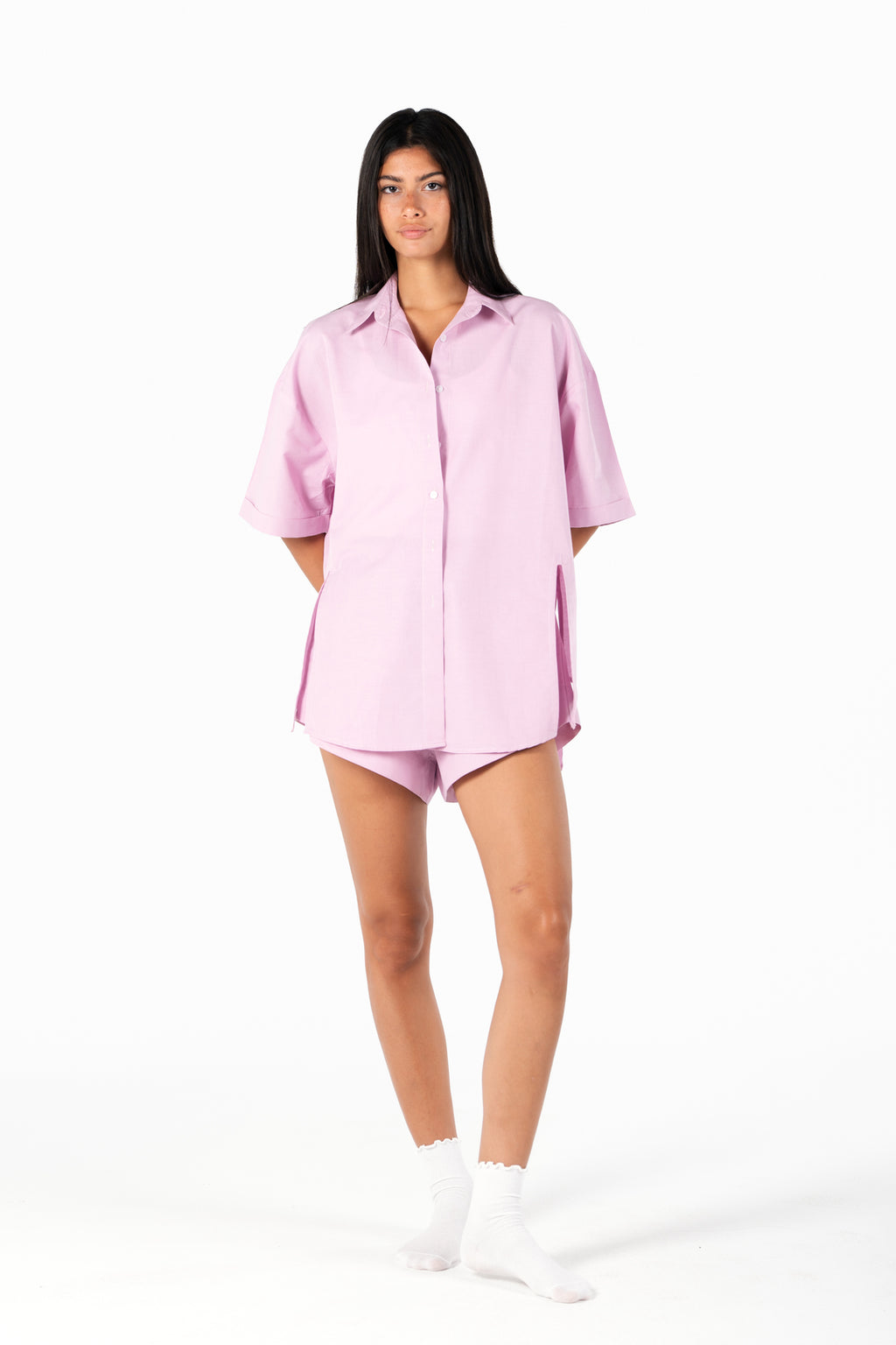 The Slow Errands Linen set in Plush