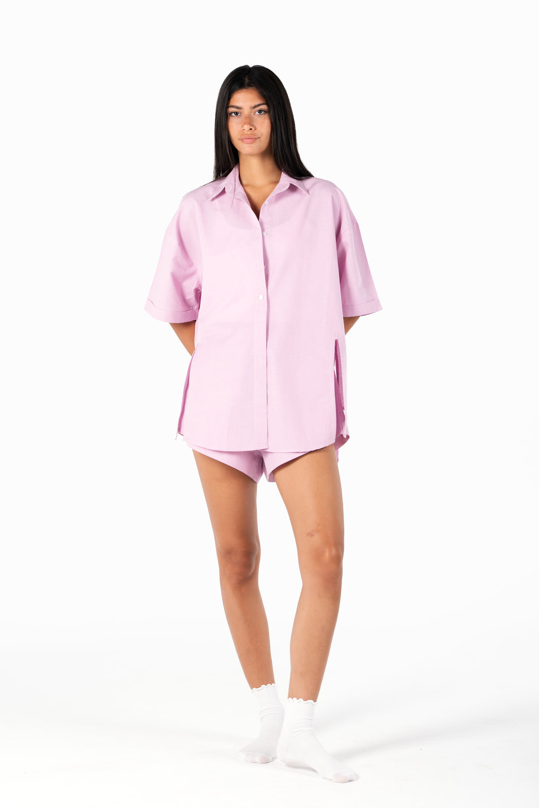 The Slow Errands Linen set in Plush