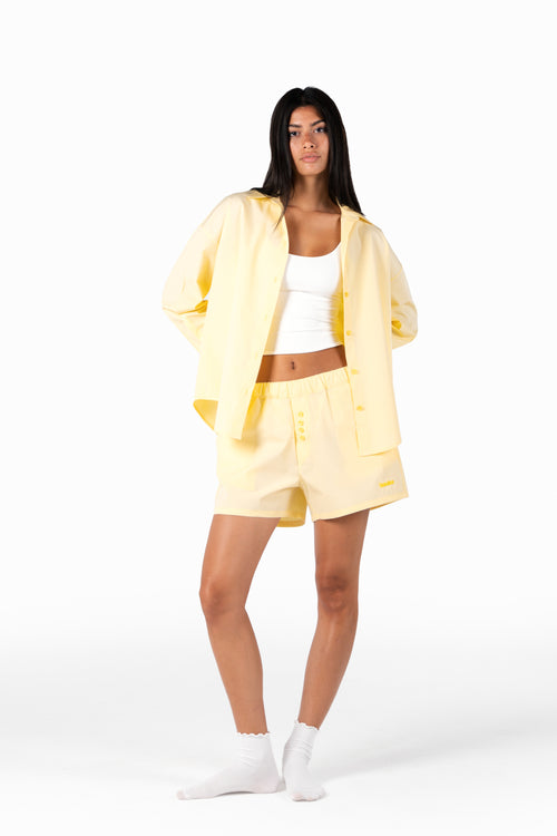 Beach to bed PJ in Butter Yellow