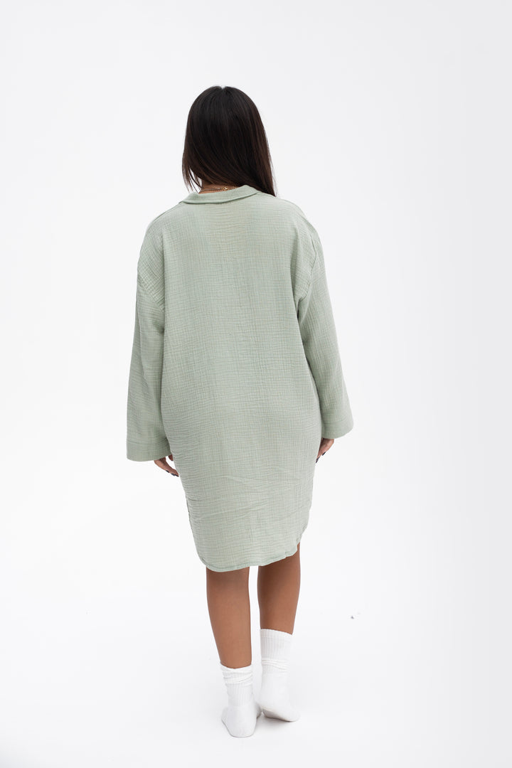 The Slumber Shirt In Soft sage