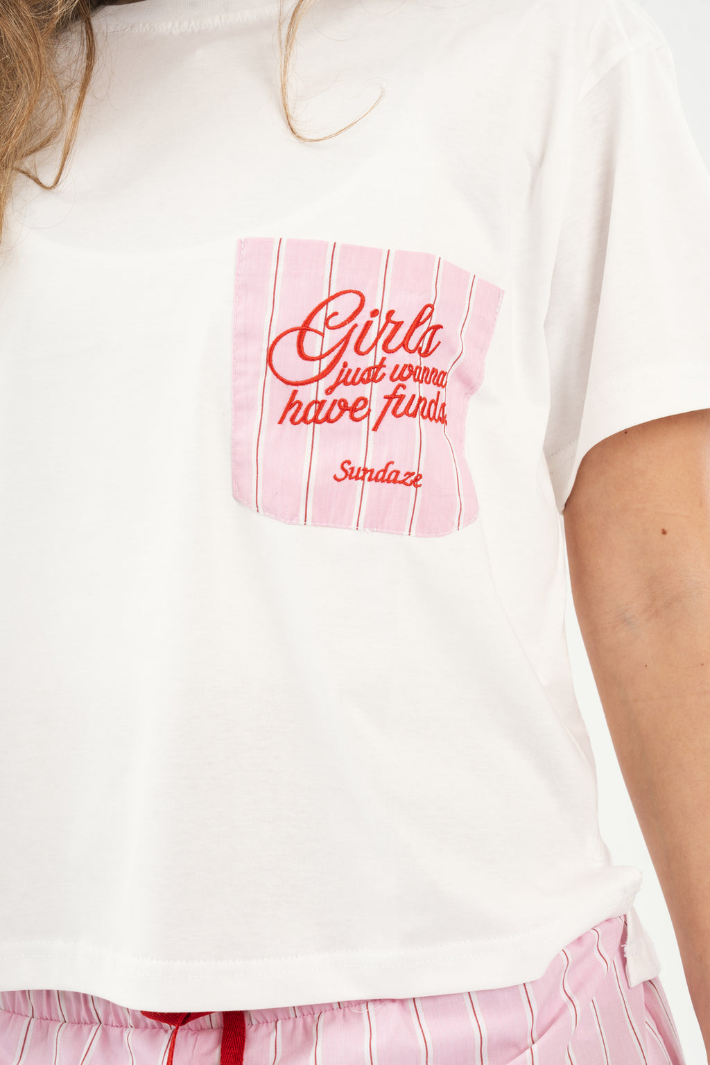 The Stripes & Crumbs Set in Cherry