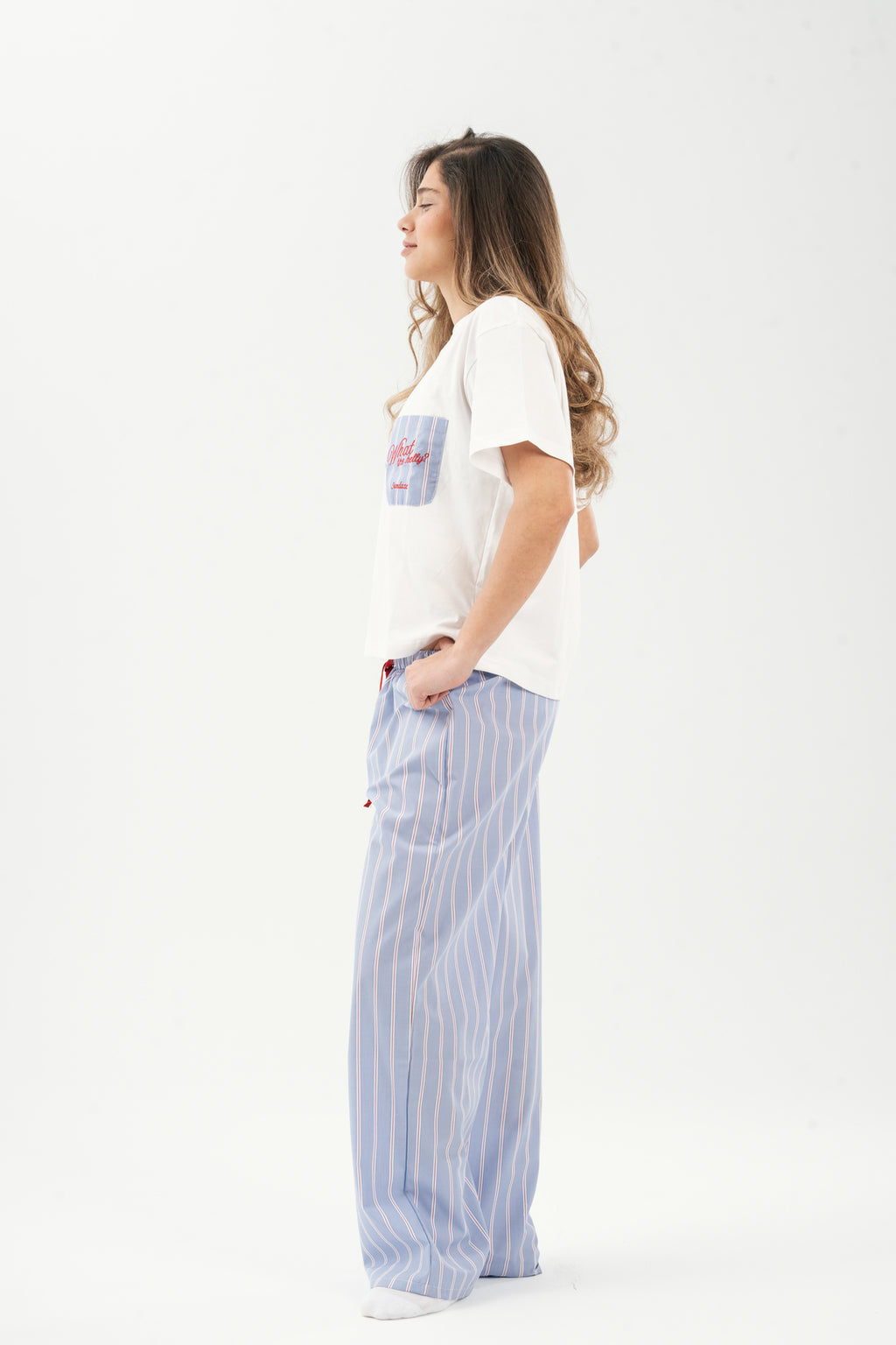 The Stripes & Crumbs Set in Blueberry